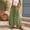 Green, variant on Womens High Rise Smocked Waist Wide Leg Harem Trousers barrel harem pants casual everyday commute beach lounge bottoms Beige M