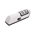 thumbnail image 1 of USB-Rechargeable Electric Knife Sharpener for Home Kitchen - 2-Stage Automatic Sharpening & Polishing Tool with Non-Slip Base, Suitable for Chef Knives, Fruit Knives & More, Compact ABS+Alloy Design, 1 of 4