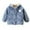 Z02-02Blue, variant on TBWNWG Girls Coat & Jacket - Girls Bowboy Long Sleeve Cute Cartoon Top Jeans Jacket for Fashionable Young Girls,Size 7-8 Years