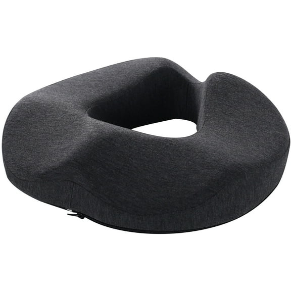 Vaupan Black Breathable Seat Cushion Non-Slip Memory Foam, Tailbone Sciatica Pain Posture Corrector for Office Chair Pad, Gaming Chair, Car Seat and Wheelchair In Line with Ergonomic