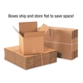 thumbnail image 3 of 36x12x6 Flat Corrugated Boxes, Flat, 36L x 12W x 6H, Pack of 20 | Shipping, Packaging, Moving, Storage Box for Home or Business, Strong Wholesale Bulk Boxes, 3 of 5
