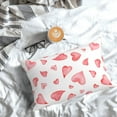 thumbnail image 5 of Sikiie Pink Hearts Pillow Covers, Throw Pillow Case Cushion Covers,Cushion for Bedroom,Couch,Home-14"x20", 5 of 6