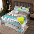 thumbnail image 2 of Erosebridal Teens Tennis Player Coverlet Set Queen, Lake House Bedding Set, Rustic Decor, 3-Piece, 2 of 5