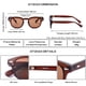 thumbnail image 5 of Gafas de Sol Gtand Vintage Retro Redondas Tintadas UV400 46mm Unisex, 5 of 6