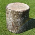 thumbnail image 2 of Delsit Pouf Ottoman Léger Woody Aspect Tronc d'Arbre Extérieur Intérieur, 2 of 7
