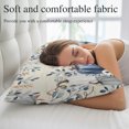 thumbnail image 6 of Blue Pumpkins Fall Pillow Covers 24x36 Inch Cal King Size, Thanksgiving Eucalyptus Leaves Vintage Decorative Pillowcase with Zipper, Microfiber Pillow Protector, Breathable Pillowcases for Sofa Bed, 6 of 9