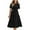 Black, variant on IROINNID Wedding Guest Dresses for Women Evening Night Formal Fall Dress Summer Short Sleeve Round Neck Solid Color Pleated Dress Trendy A-Line Dress,White