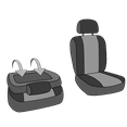 thumbnail image 3 of CalTrend Front Cordura Seat Covers for 2008-2009 Saturn Vue - ST337-06CA Beige Insert and Trim, 3 of 3