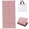 thumbnail image 2 of Foldable Yoga Mat Folding Travel Fitness Exercise Mat Double Sided Non-Slip for Yoga Pilates & Floor Workouts Pink, 2 of 7