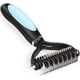 thumbnail image 1 of Pet Grooming Tool Dematting Comb For Dogs& Cats 2 Sided Undercoat Rake For Easy Mats &tangles Removing Blue, 1 of 5