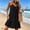 Black#02, variant on Summer Dresses for Women Cotton Linen Sleeveless V Neck Spaghetti Strap Camisole Midi Sundress Casual Solid Loose Lightweight Breathable Travel Vacation Beach Dress