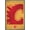 Barnwood Framed Version, variant on NHL Calgary Flames - Logo 25 Wall Poster, 22.375" x 34" Framed