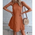 thumbnail image 6 of Swimsuit Cover Up for Women Crochet Hollow Out Summer Dresses for Women Orange XXL, 6 of 9