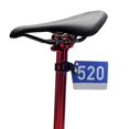 thumbnail image 2 of Soporte para placa de matrícula de bicicleta Soporte para matrícula trasera de bicicleta ultraligera Rojo Verde, 2 of 4