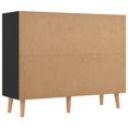thumbnail image 3 of vidaXL Sideboard High Gloss Black 90x30x72 cm Engineered Wood, 3 of 5