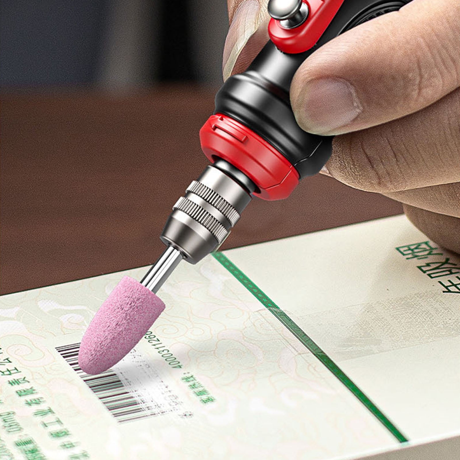 Portable Jade Engraving Pen Machine 3Speed Electric Grinder Tool Efficient Heat Dissipation For Stone Projects