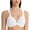 White, variant on MELENECA Women's Comfort Straps Full Coverage Minimizer Plus Size Lace Underwire Bra White 44D