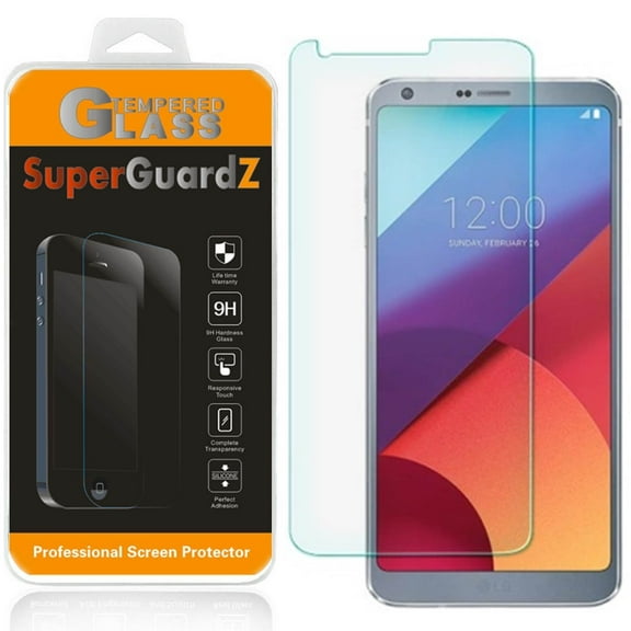 [2-Pack] For LG G6 - SuperGuardZ Tempered Glass Screen Protector, 9H, Anti-Scratch, Anti-Bubble, Anti-Fingerprint