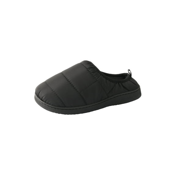 TMA EYES Couples' Indoor Slippers with Warm Lining and Waterproof Fabric, Round-Toe Design, and Outdoor-Ready Sole