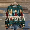 thumbnail image 4 of Patlollav Womens Christmas Tops S-XXL Winter Round Neck Long Sleeved Loose Fitting Sweater, 4 of 6