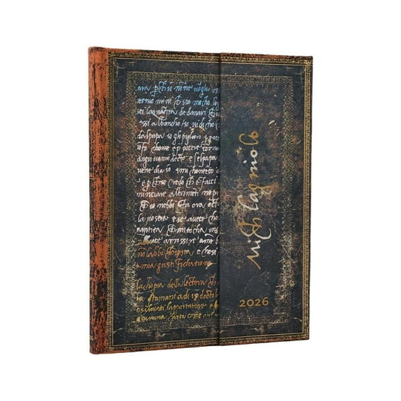 Paperblanks 2026 Michelangelo, Handwriting (Embellished Manuscripts Collection) Ult (Hardcover)