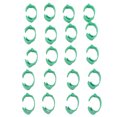 thumbnail image 1 of Bandas de pierna de identificación ANGGREK para patas de pollo con clip tipo abierto verde ajustable para gansos, 1 of 8