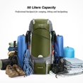 thumbnail image 3 of Mochila de Senderismo HOMIEE 50L Impermeable para Camping, 3 of 8