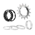 thumbnail image 1 of Almencla 14T Single Speed Flywheel Adapter Cassette Set Gear Conversion Kit Fixie, 1 of 8