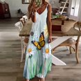 thumbnail image 3 of Dandelion Sleeveless Dress Dresses Summer Elegant Dresses for Women Long Dress, 3 of 5