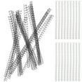 thumbnail image 4 of Miangastore 100Pcs Loose Leaf Binder Rings Notebook Spiral Binding Coils Double Loop Wire Binding Rings, 4 of 8