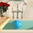 thumbnail image 4 of Tapa de desagüe para bañera - Tapa de desagüe para bañera de silicona, tapa de desagüe para bañera, azul, 4 of 5