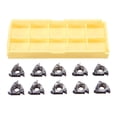 thumbnail image 2 of 10 Unidades 16ER AG55 Cuchillas, Buena Precisión, Tenacidad, , Resistencia al , Fuerte Resistencia Golpes shamjiam Insertos de roscado de carburo, 2 of 7