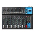 thumbnail image 3 of Mezclador de audio profesional de 7 canales con fuente de alimentación de 48 V, reproductor de MP3,, 3 of 12