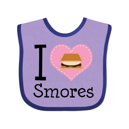 

Inktastic I Love Smores Gift Baby Girl Bib
