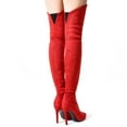 thumbnail image 3 of Shoe'N Tale Woman Suede Thigh High Over The Knee Boots, 3 of 3