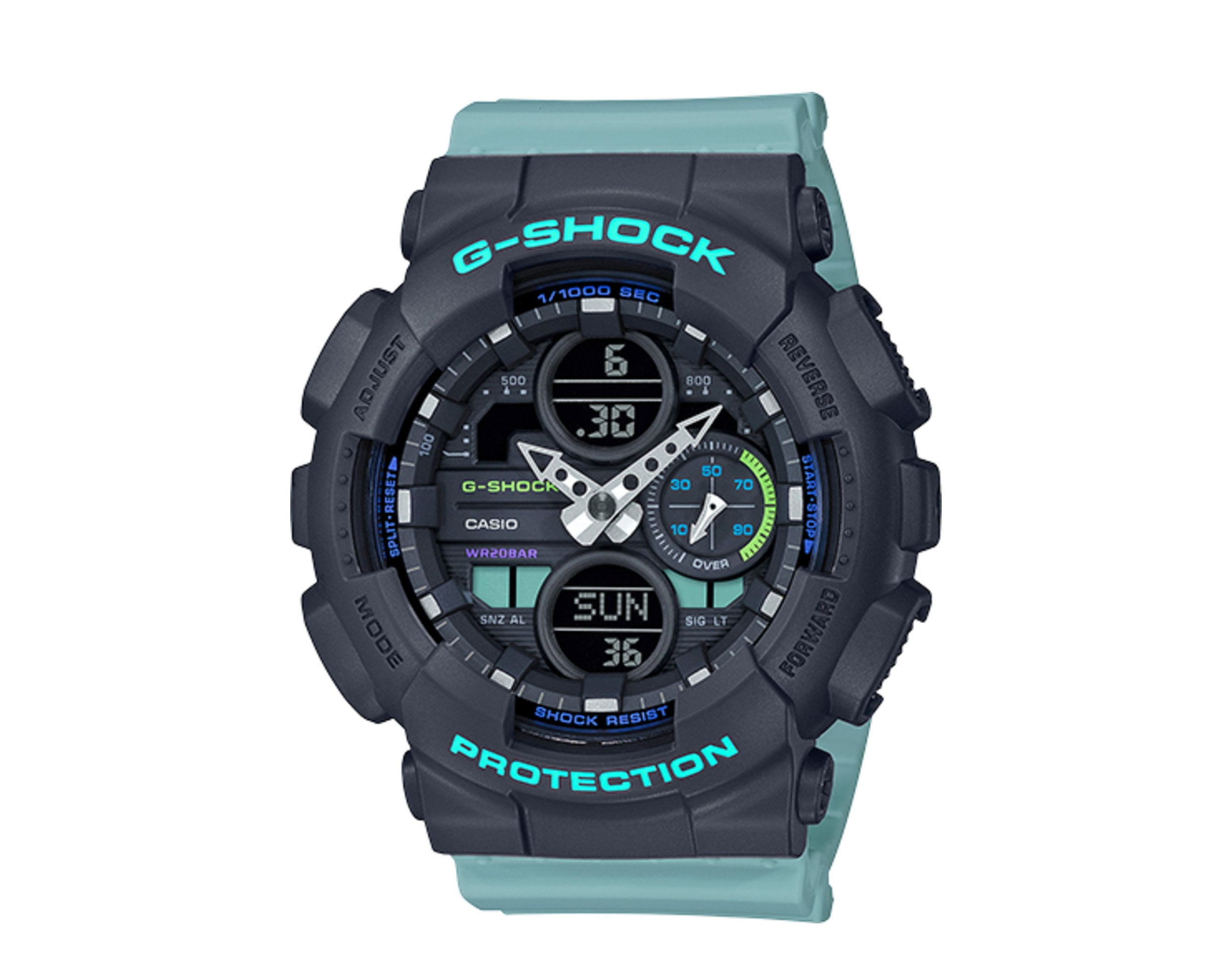Casio Gshock Gmas1402a Sseries Analog Digital Blue Teal Watch