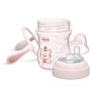 Chicco 7oz. Silicone Spout Transition Sippy Cup, 4m+ Blush, New