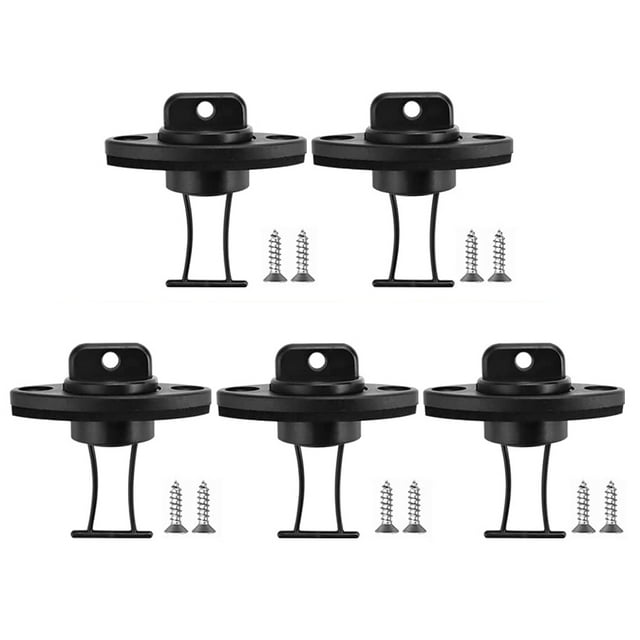 Scienceny Paquete de 5 tapones de drenaje de plástico para Kayak, sellado profesional a prueba de fugas, accesorios de tapón de drenaje para Bombillas para automóviles