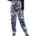 thumbnail image 1 of Doublju Women's Basic Comfy Drawstring Jogger Style Yoga Pajama Pants With Pocket, 1 of 3