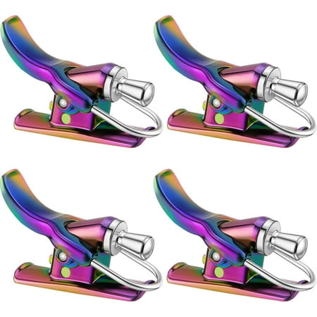 ABCISI 4 Pcs Cast Surf Fishing Trigger Sea Fishing Casting Trigger Aid Surf Gear with Thumb Button for Pole Rod Shore Beach ABS Primos Stick Accessories for Smooth Casting Durable Bait Launcher