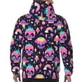 thumbnail image 5 of Hoodies for Men - cartoon Skull rainbow space Long Sleeve Comfrt Men'S Fashion Hoodies & Sweatshirts, Sweatshirts for Men Hoodies Pullover Clothing Clothes with Pouch, 5 of 7