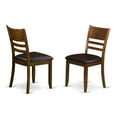 thumbnail image 2 of East West Furniture Lynfield 37" Leather Dining Chairs in Espresso (Set of 2), 2 of 2