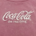 thumbnail image 2 of Junior's Coca Cola Enjoy Embordered Side Cinch Ribbed Tank Top Lavender XL, 2 of 4