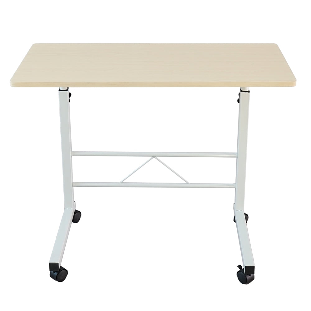 Lowestbest Modern Chipboard Computer Desk, Removable Chipboard & Steel Side Table, Wood Color Lowestbest Modern Chipboard Computer Desk, Removable Chipboard & Steel Side Table, Wood Color