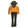 thumbnail image 4 of MAIHAN-Women Two Piece Outfits Workout Sets Women's Color Block Zip Up Tracksuit - Matching Jacket & Slim Fit Pants Set for Running, Yoga & Casual Wear(Yellow,L), 4 of 6