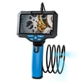 thumbnail image 1 of Lepmerk Portable Industrial Endoscope with 5-Inch HD Display, Tri-Lens 7.9mm Camera, 5m Rigid Snake Tube, 1920P HD Inspection Tool, T28 Model in Blue, Includes Multilingual User Guide, 1 of 6