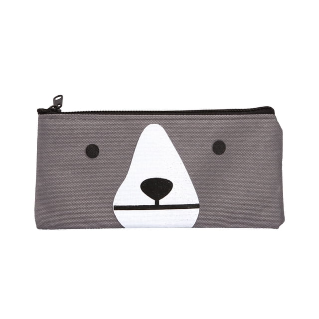 PVCS Sac à Crayons à Motif de Dessin Animé pour Étudiant, Grande Capacité, Sac de Rangement pour Papeterie, Sac de Rangement pour Examen, Liquidation