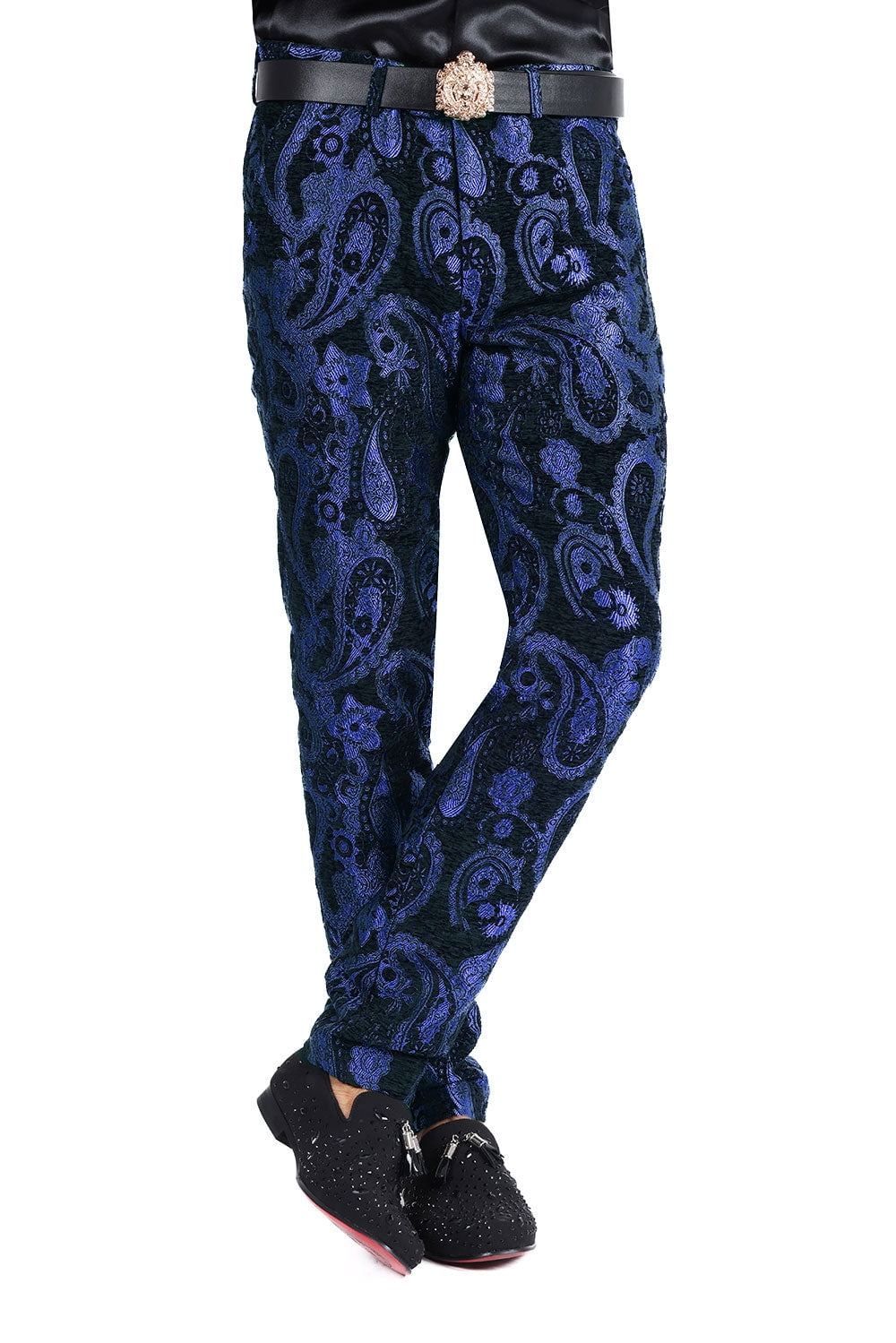 Blue Paisley Pants