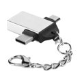 thumbnail image 2 of Fosa OTG Converter, 2 In 1 OTG Converter, USB Interface Device Universal Mouse USB Flash Disk Tablet PC For USB Device, 2 of 8