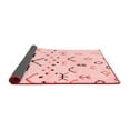 thumbnail image 2 of Ahgly Company Indoor Rectangle Solid Red Modern Area Rugs, 5' x 7', 2 of 4